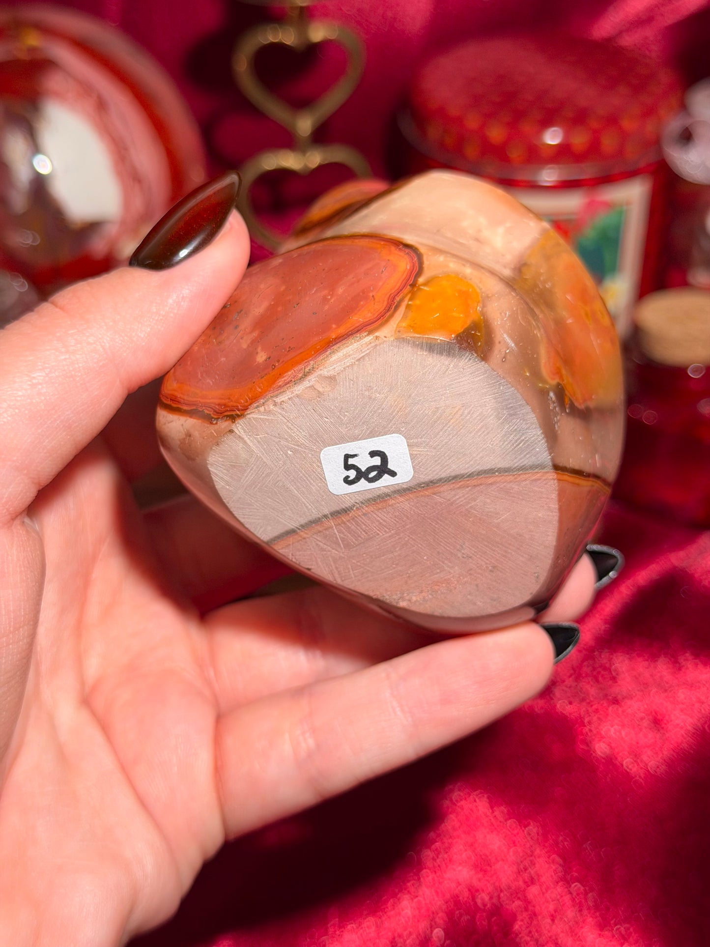 Polychrome jasper flame