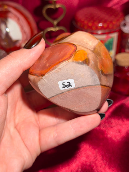 Polychrome jasper flame