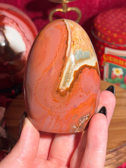 Polychrome jasper freeform