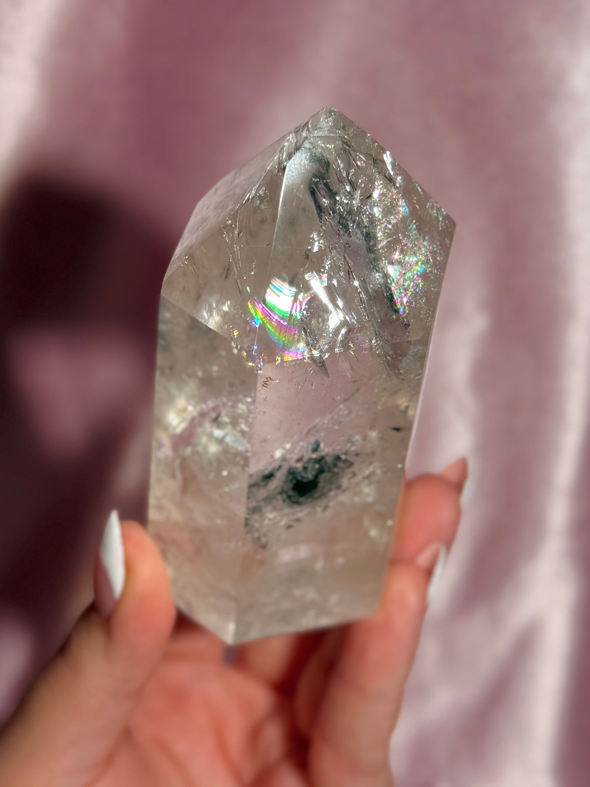 Brazilian Clear Quartz Tower