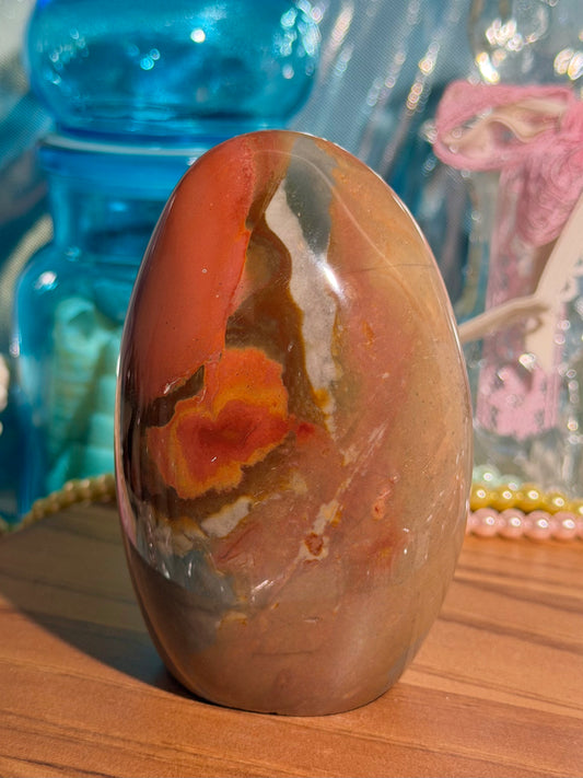 Polychrome jasper freeform from Madagascar 20A