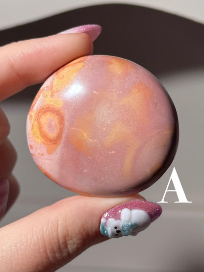 “You pick!” - Polychrome jasper palmstones