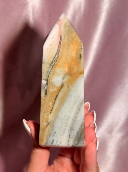 Peruvian Pink Opal Tower