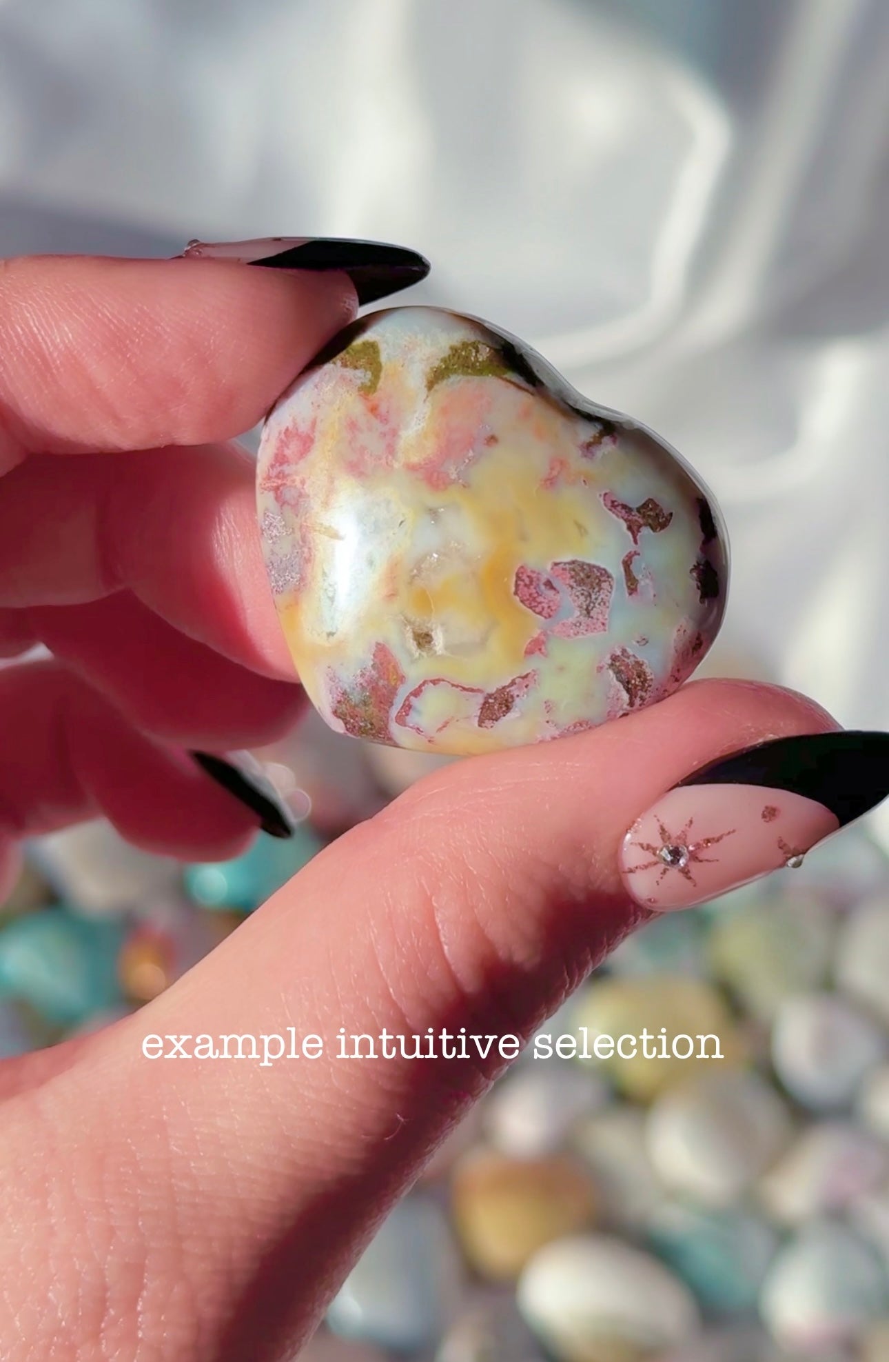 Sea jasper cookies & hearts - intuitively selected