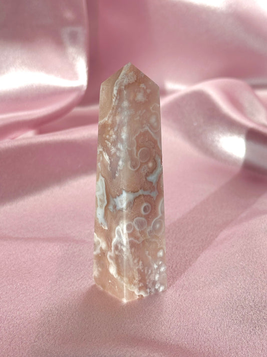 Flower agate tower (H)