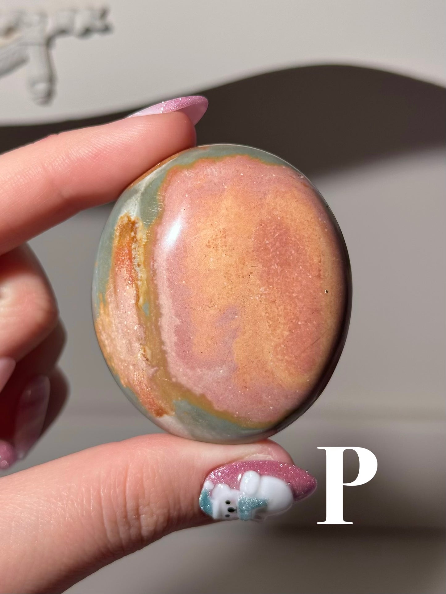 “You pick!” - Polychrome jasper palmstones