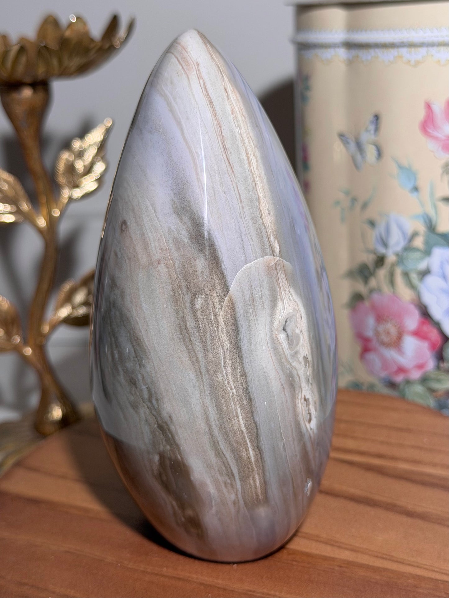 Calming blue sea jasper freeform