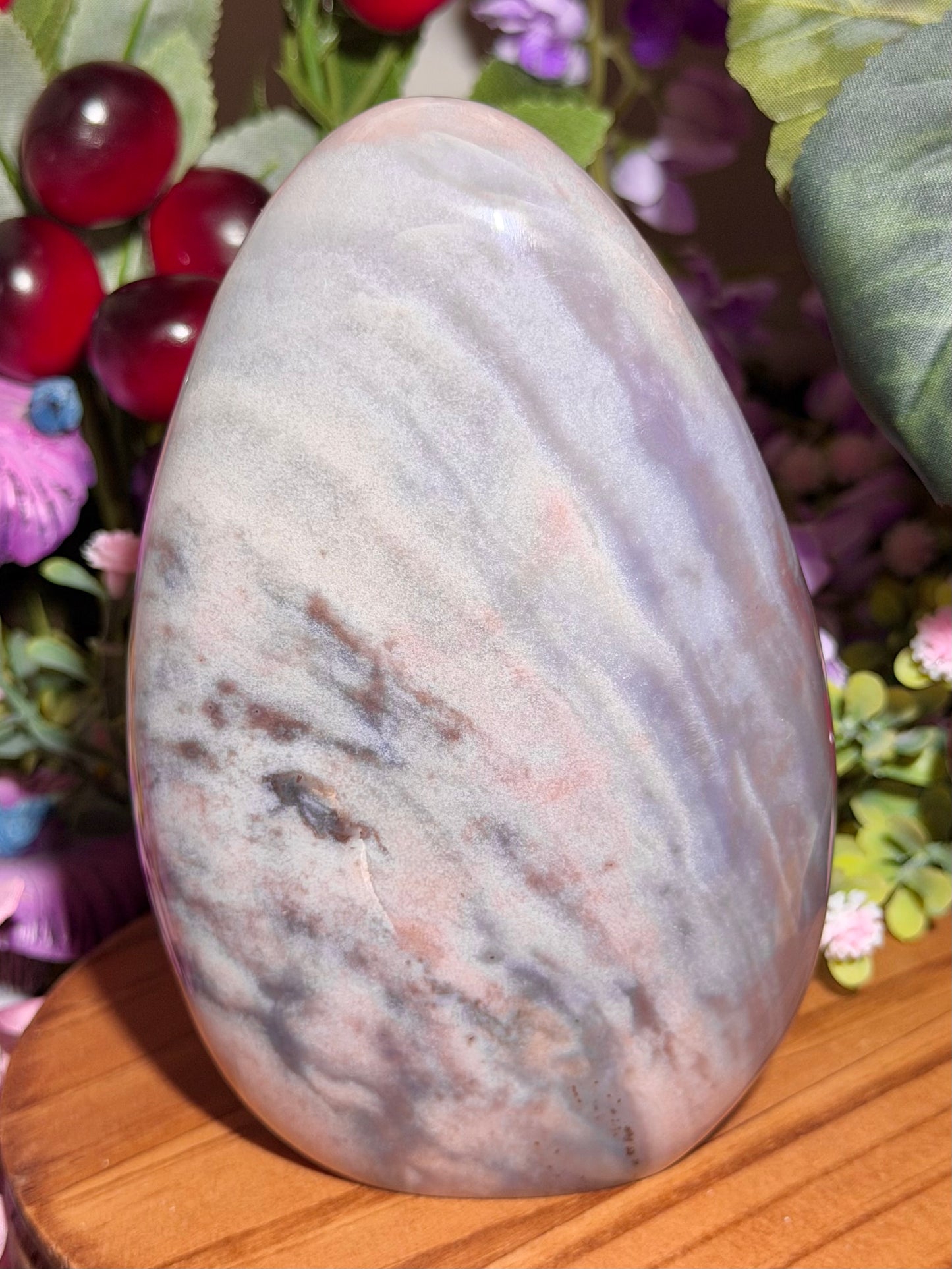 Pastel purple sea jasper freeform