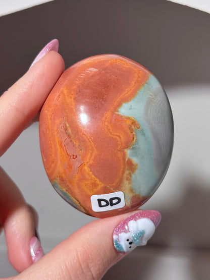 “You pick!” - Polychrome jasper palmstones