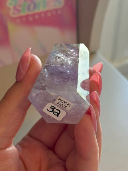 Purple phantom amethyst tower from Brazil