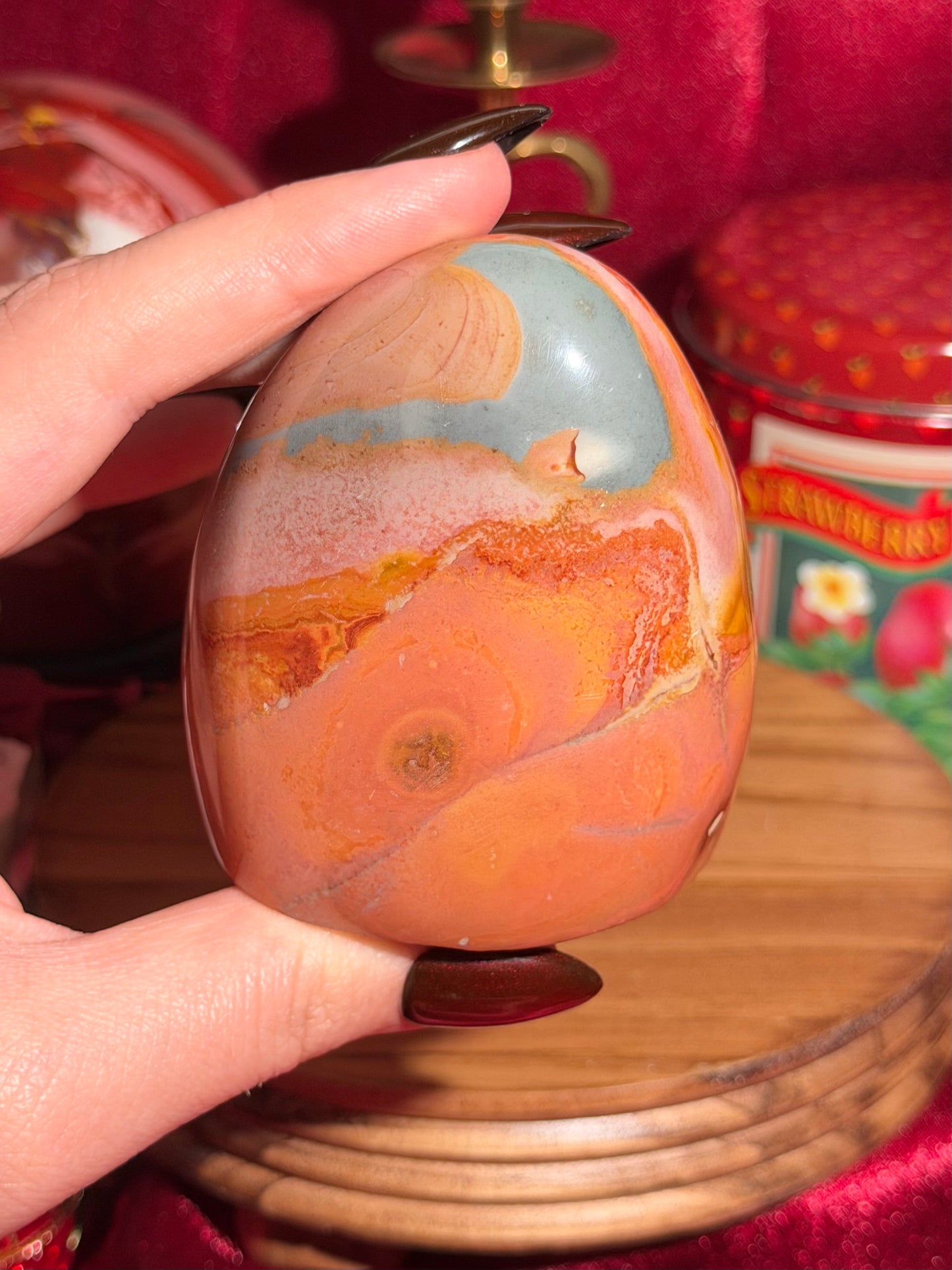 Polychrome jasper freeform