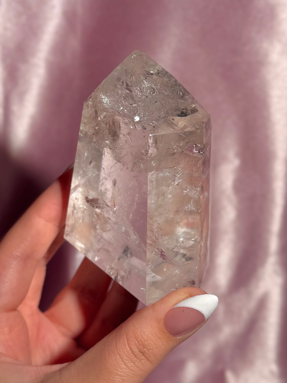 Brazilian Clear Quartz Tower *Chipped tip