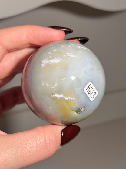 Periwinkle orby sea jasper sphere *Personal collection release