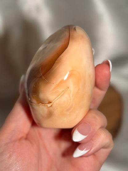 Toasty carnelian freeform