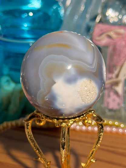 Orca agate sphere from Madagascar