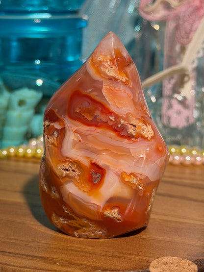 Pastel carnelian flame