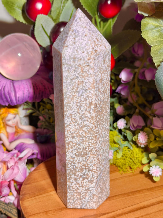 Pastel lilac orby sea jasper tower