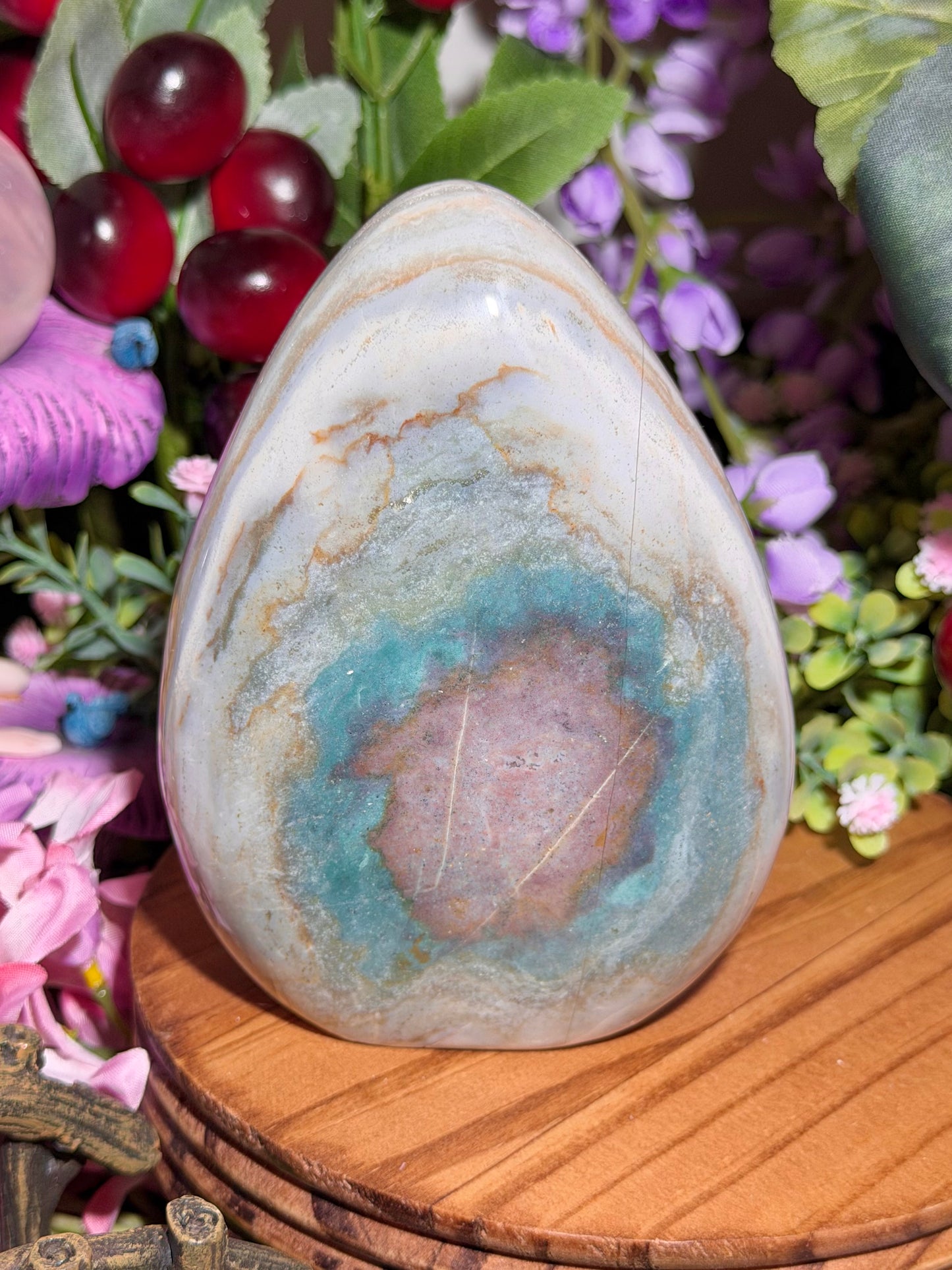 Fairy portal teal sea jasper freeform