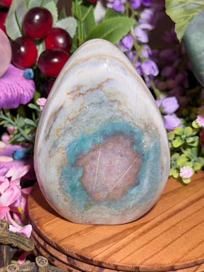 Fairy portal teal sea jasper freeform