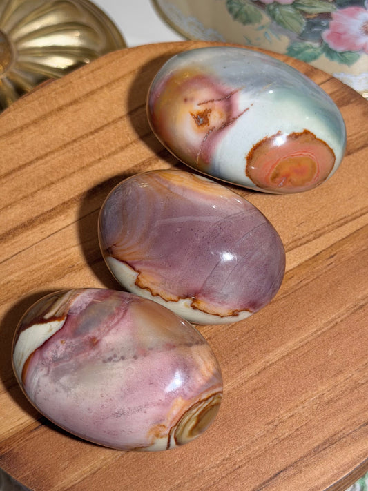 YOU PICK - Pastel polychrome palmstones