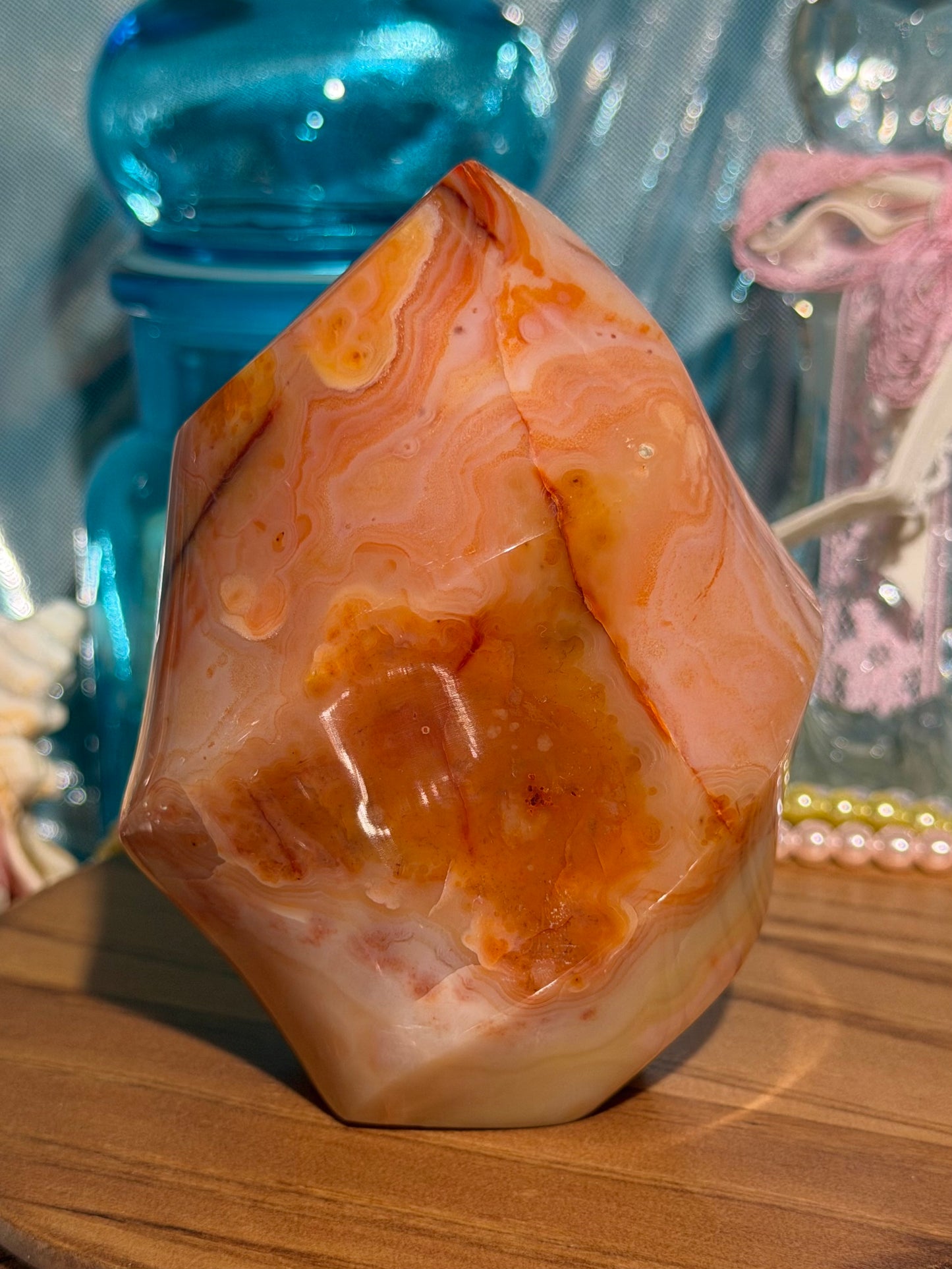 Strawberry banana carnelian flame