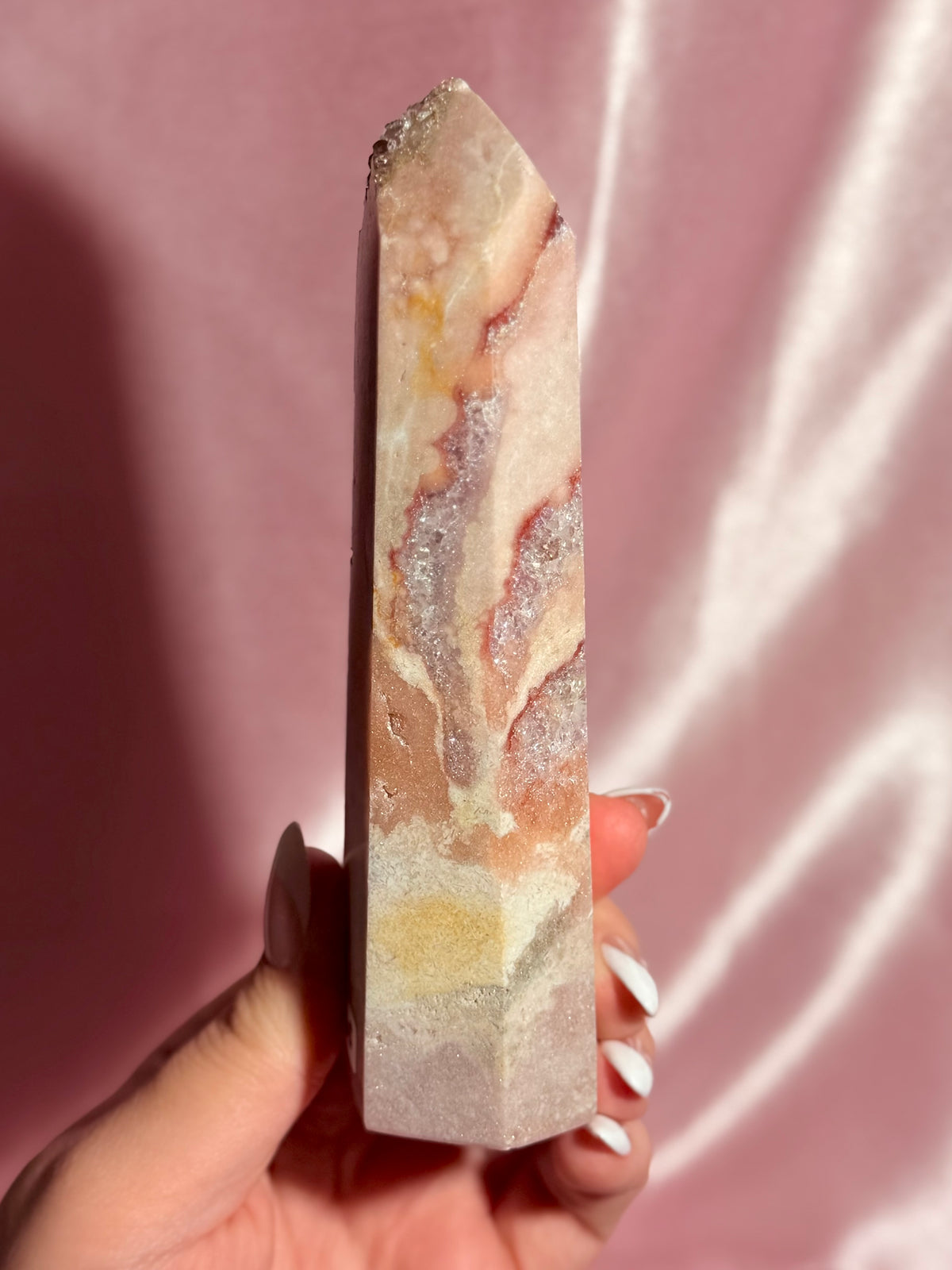 Brazilian Pink Amethyst Tower