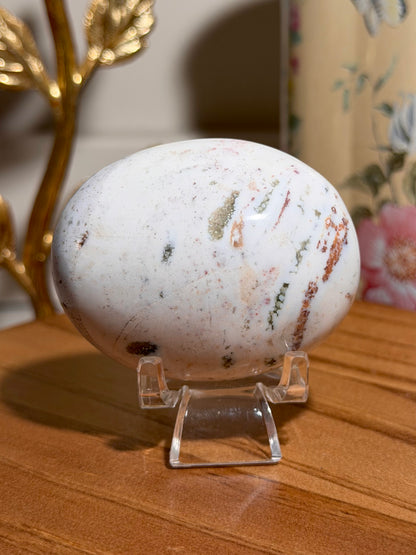 Pastel sea jasper palmstone