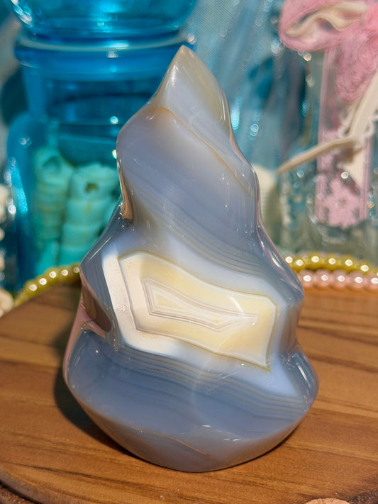 Orca agate flame
