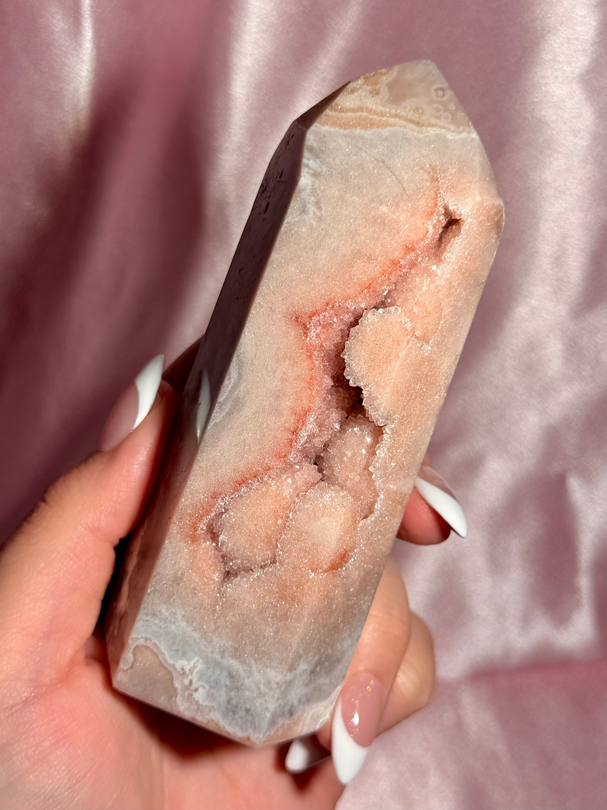 Brazilian Pink Amethyst Tower