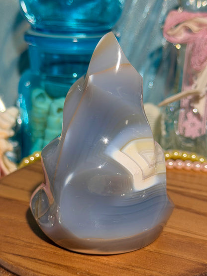 Orca agate flame