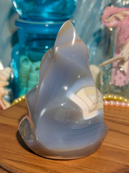 Orca agate flame