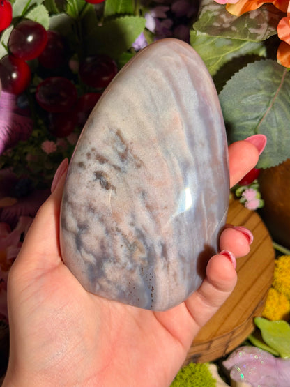 Pastel purple sea jasper freeform