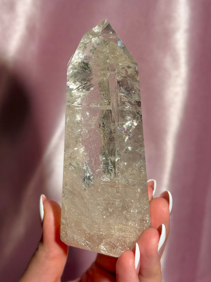 Brazilian Clear Quartz Tower (A)