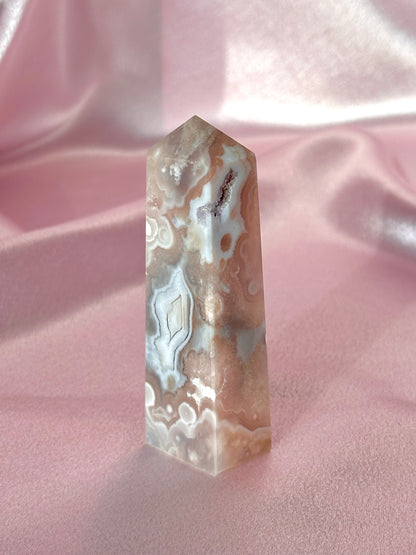 Flower agate tower (U)