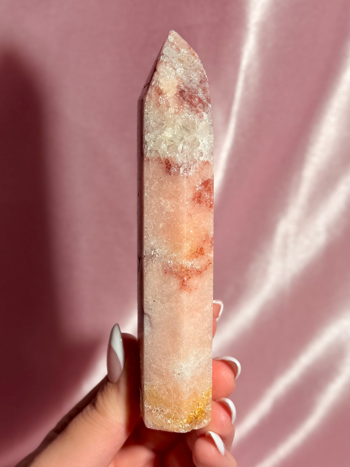 Brazilian Pink Amethyst Tower