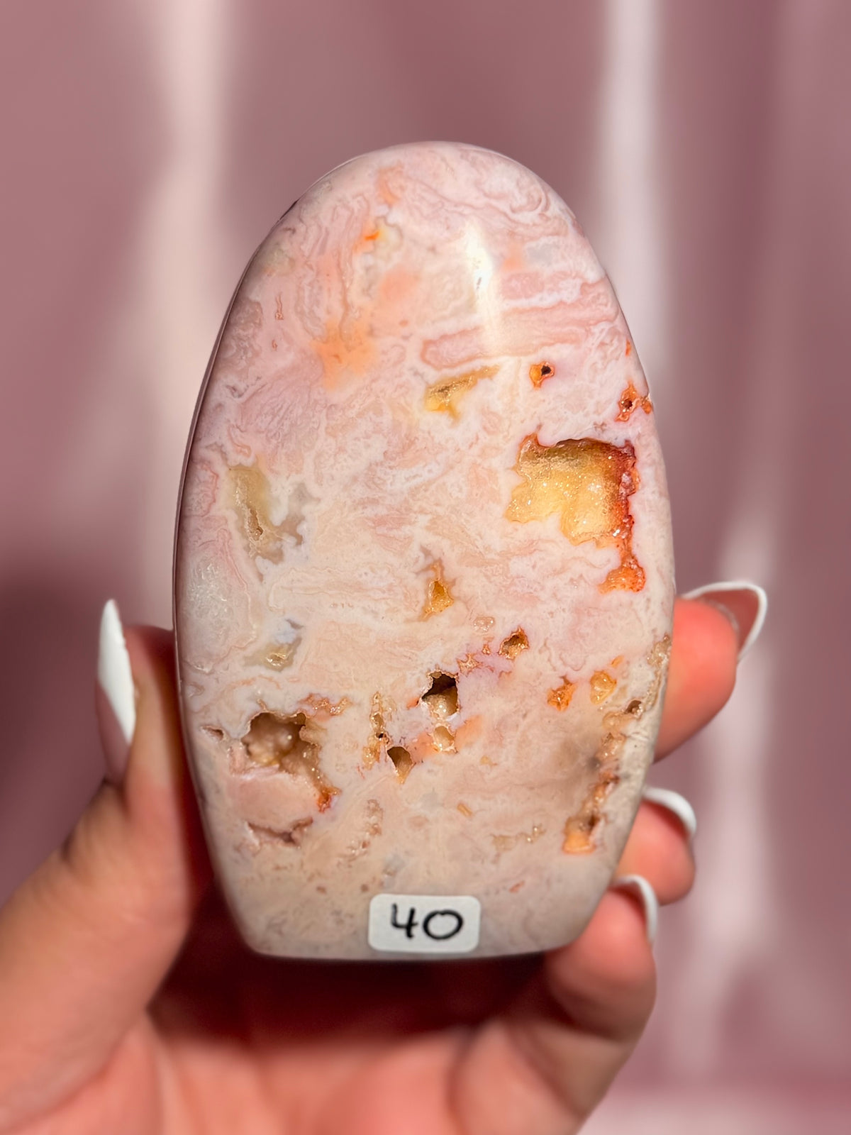 Indonesian Pink Carnelian Freeform