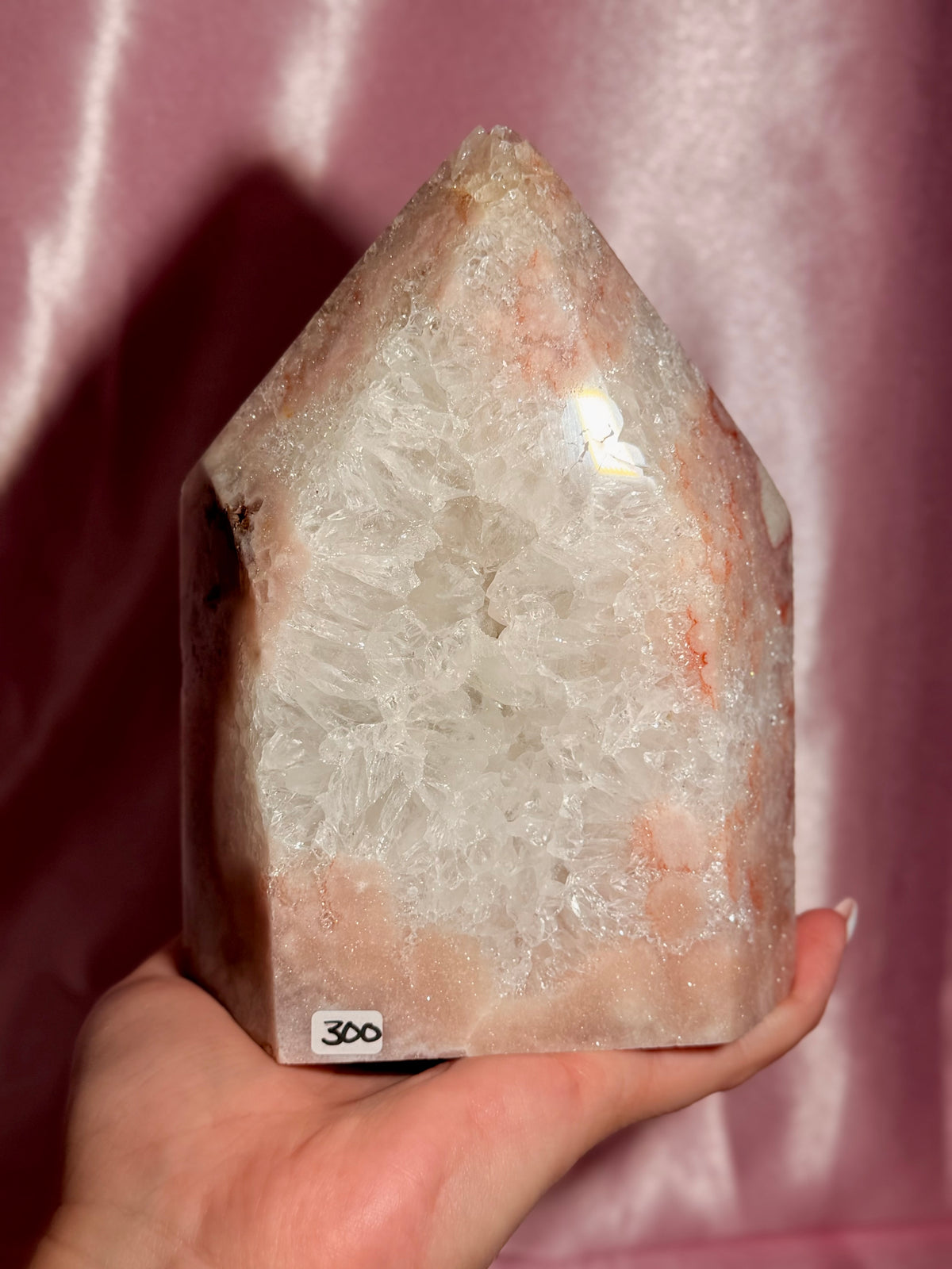 Statement Brazilian Pink Amethyst Tower