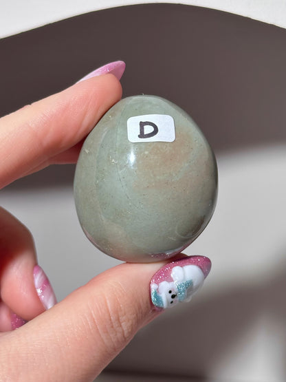 “You pick!” - Polychrome jasper palmstones