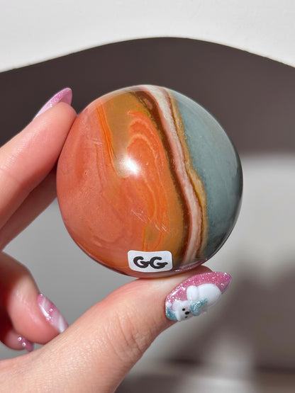 “You pick!” - Polychrome jasper palmstones