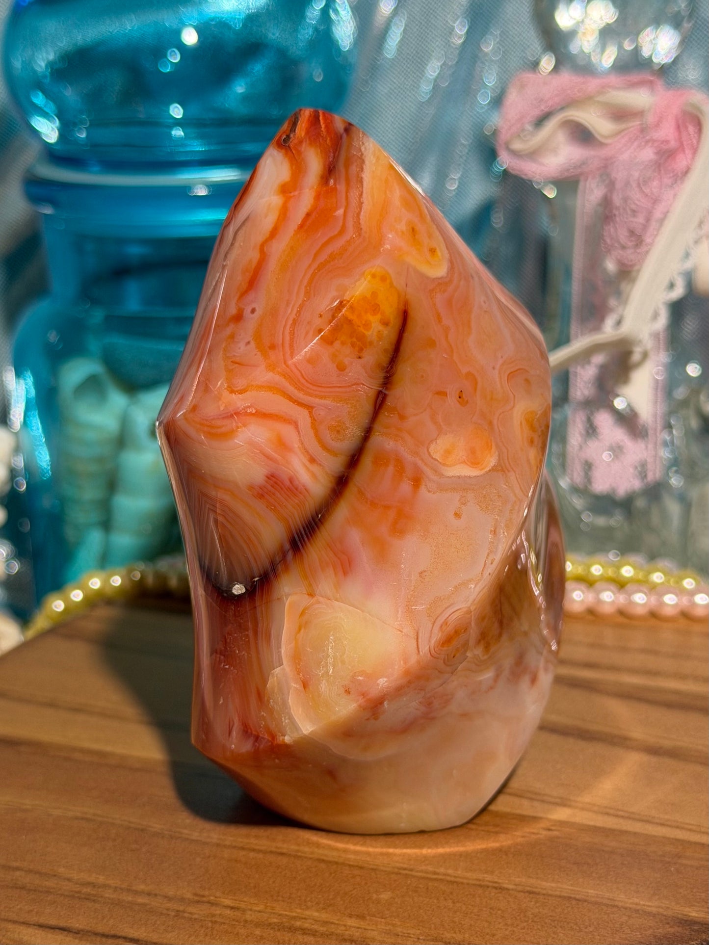 Strawberry banana carnelian flame