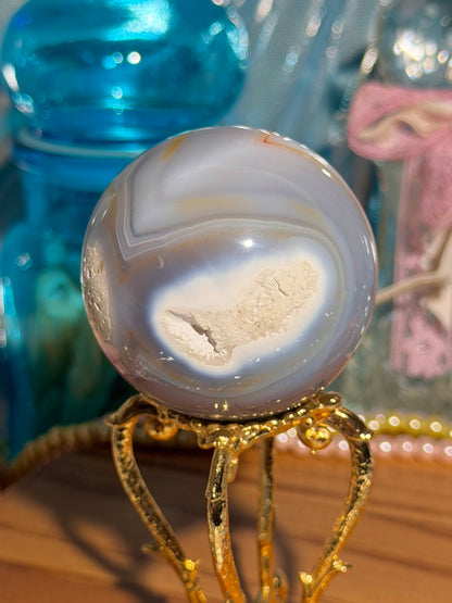 Orca agate sphere from Madagascar