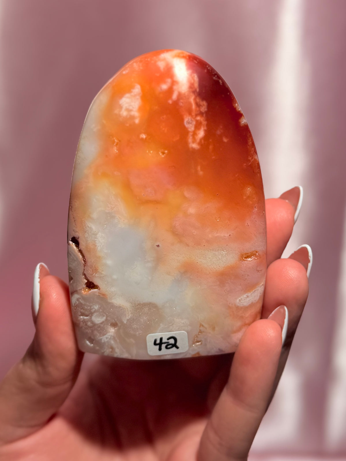 Indonesian Pink Carnelian Freeform