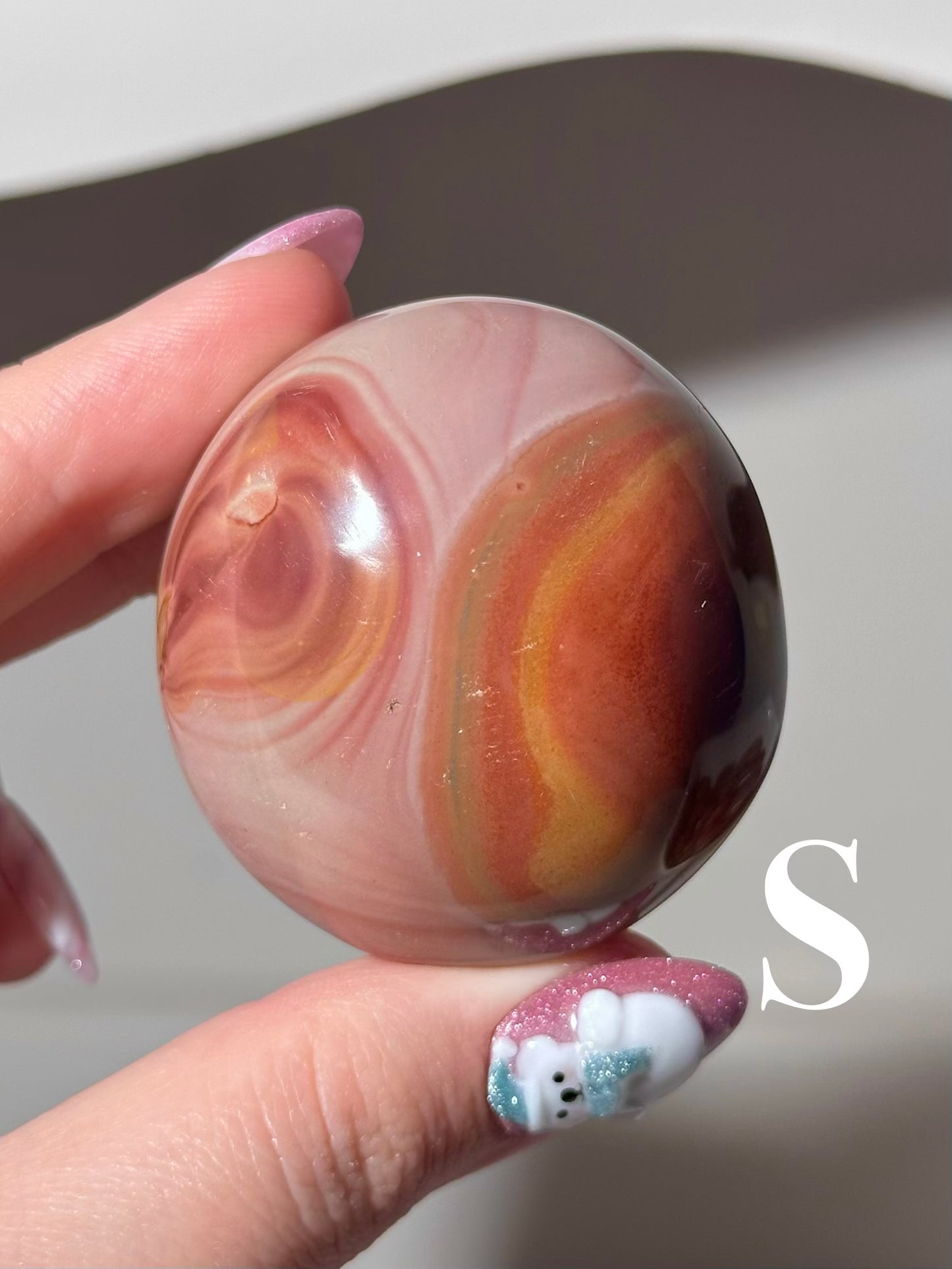 “You pick!” - Polychrome jasper palmstones