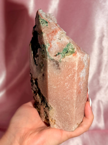 Statement Brazilian Pink Amethyst Tower