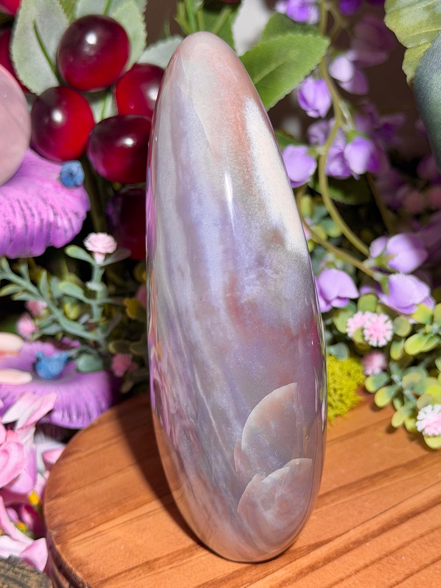 Pastel purple sea jasper freeform