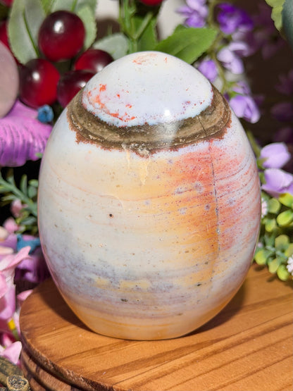 Pastel rainbow sea jasper freeform