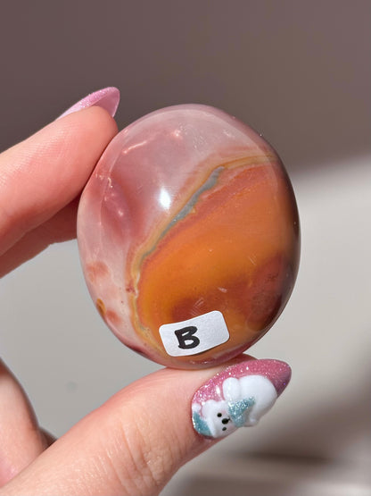“You pick!” - Polychrome jasper palmstones