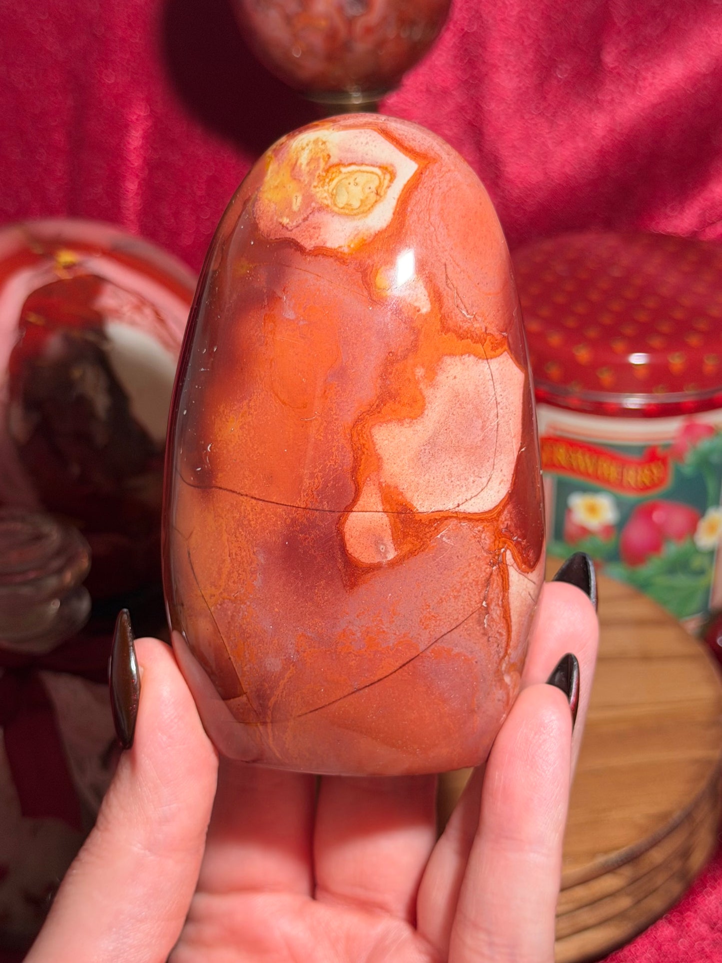 Polychrome jasper freeform