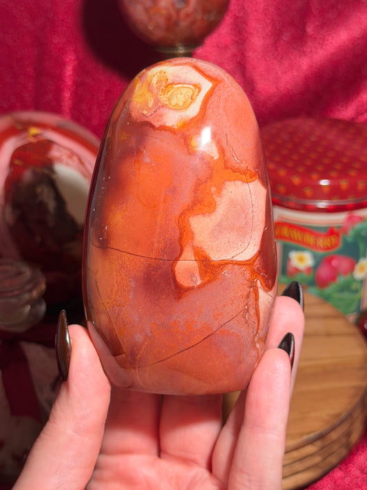 Polychrome jasper freeform