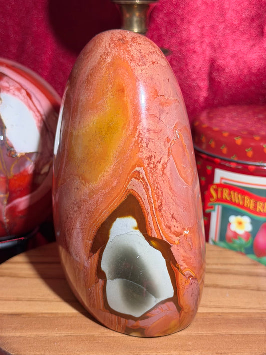 Large polychrome jasper freeform